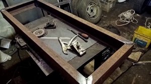 Рама и новый узел перелома на самодельный минитрактор