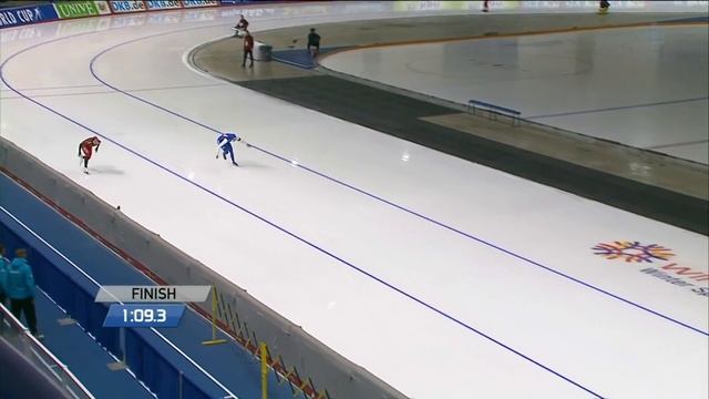 Heather Richardson (NEW RECORD) - Women`s 1000m`s + interview - ISU Speed skating World Cup Calgar смотреть онлайн
