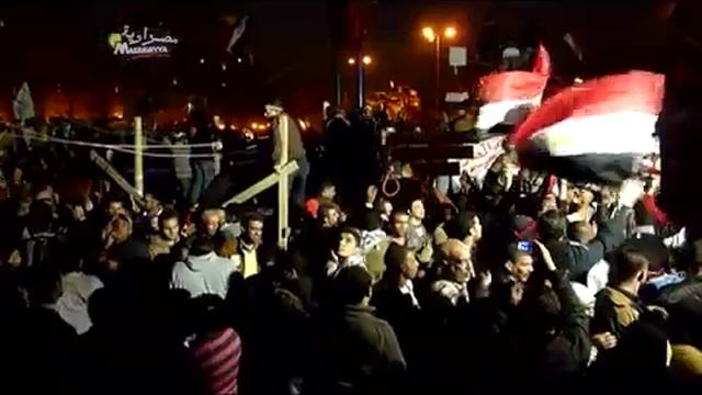 ميدان التحرير لحظة تنحي مبارك Tahrir Square moment Mubarak step down смотреть онлайн