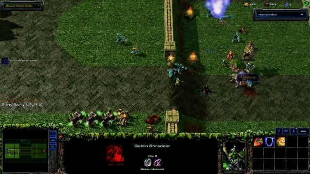 Castlefight - Chaos! Chaos Warriors Assault - Starcraft 2 Mod смотреть онлайн