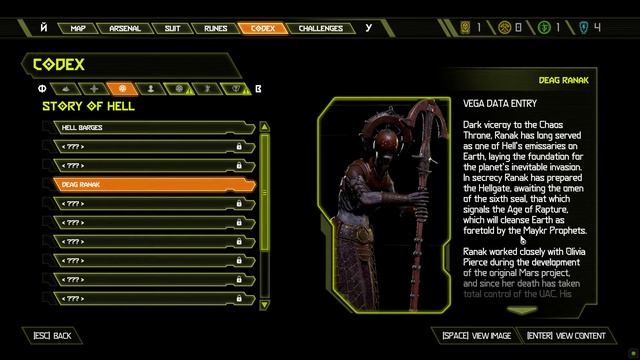 All Codex Doom Hunter Base Doom Eternal Collectibles смотреть онлайн