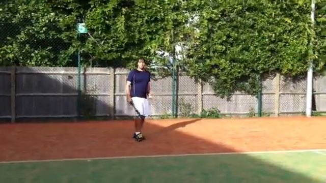 One-Handed Backhand - friend Rafael - London (coach Mauro) смотреть онлайн