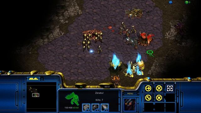 Starcraft Brood War Remastered [Protoss] - Ruins of a Great Planet - Part 1 смотреть онлайн