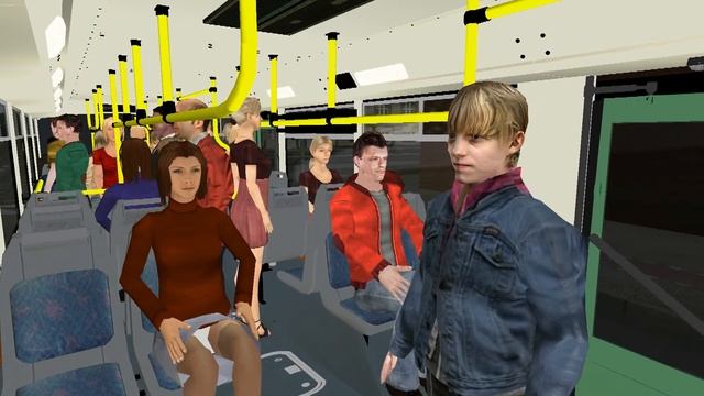 [OMSI 2] ЕДЕМ ПО  МАРШРУТУ НА ТРОЛЛЕЙБУСЕ: 