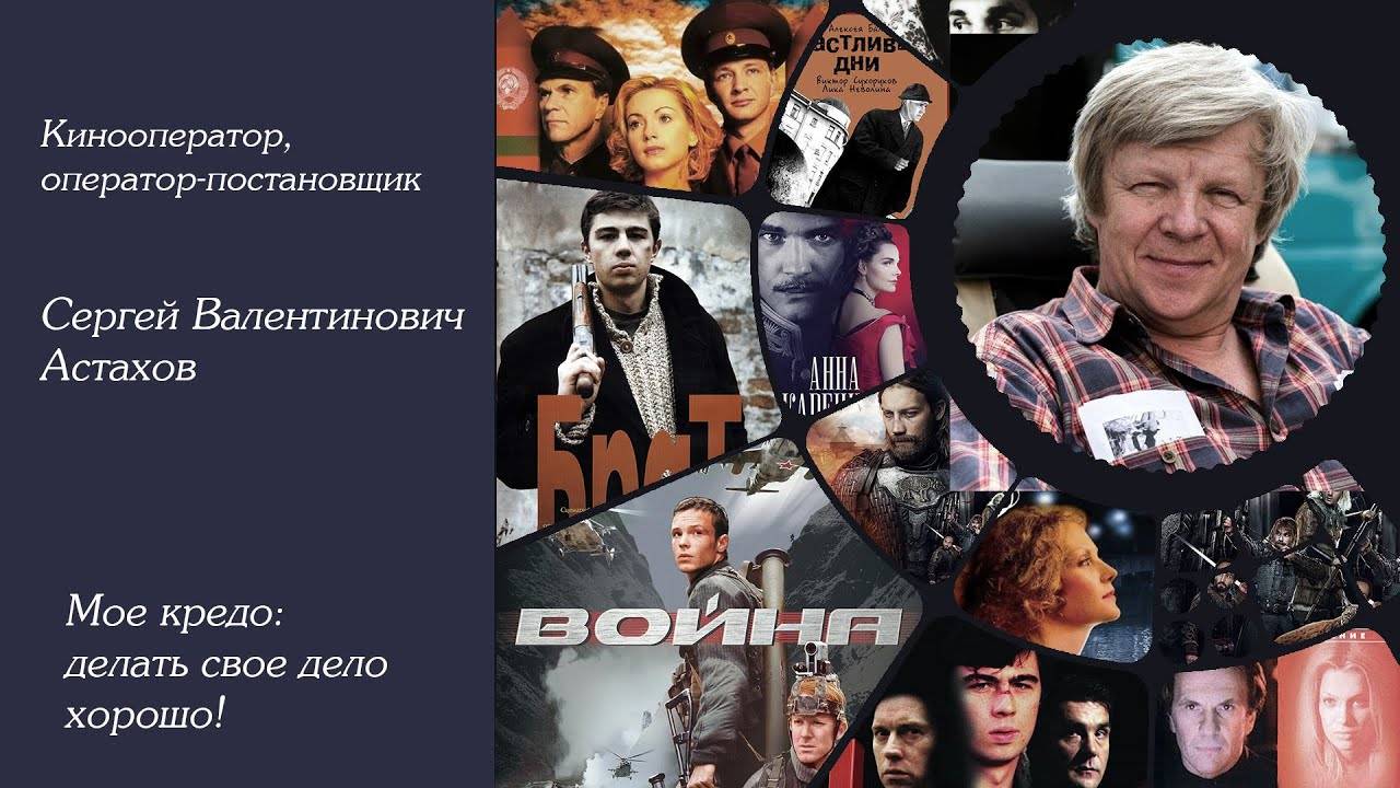 Кинооператор Сергей Астахов. смотреть онлайн