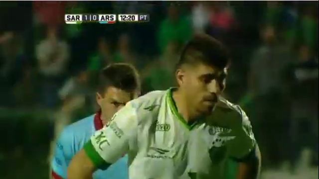 Gol de Leandro Diaz - Sarmiento J 1 x 0 Arsenal - Fecha 1 - Liga Argentina смотреть онлайн