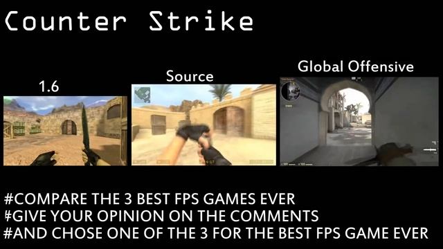 CS 1.6 vs CS:S vs CS:GO [VOTE FOR THE BEST] смотреть онлайн
