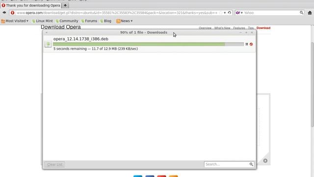 How to install Opera browser on Linux Mint ( Ubuntu) смотреть онлайн