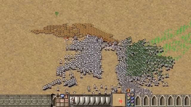 Stronghold Crusader HD 5000 Swordsmen vs 5000 Lions смотреть онлайн