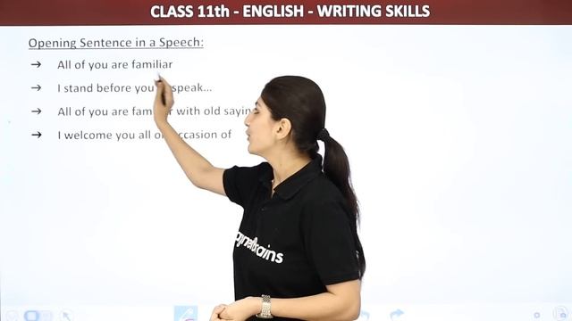 Speech Writing | Introduction to Writing Skills | Class 11 English смотреть онлайн