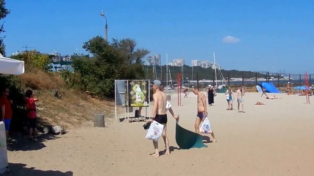 Собачий пляж в Одессе, август 2018 года смотреть онлайн