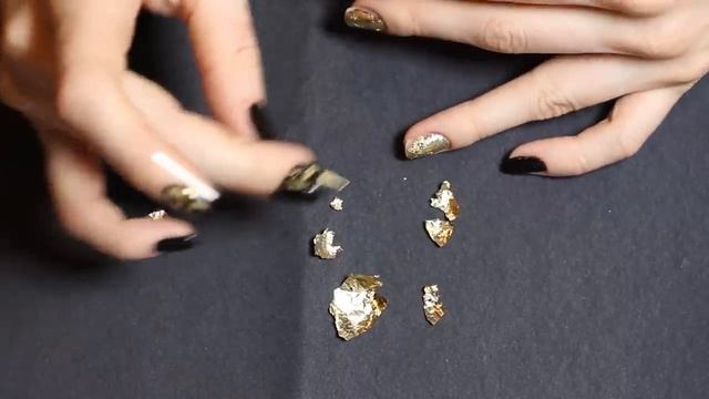 Гель лак_ новогодний маникюр _золотые узоры_ смотреть онлайн