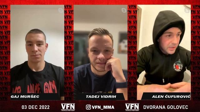VFN 5 Čufurović vs Muršec Pre-fight interview смотреть онлайн