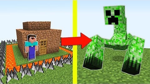 НУБ ПОСТРОИЛ САМЫЙ ЗАЩИЩЕННЫЙ ДОМ МАЙНКРАФТ ! НУБИК ПРОТИВ КРИПЕР ТРОЛЛИНГ ЛОВУШКА MINECRAFT Мультик смотреть онлайн