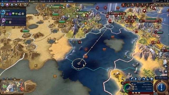 Civilization VI | English Empire Gameplay | China Your Next!! #14 смотреть онлайн