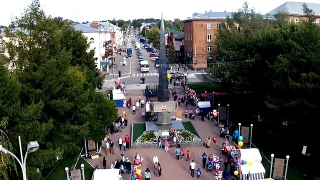 Воткинск с птичьего полёта