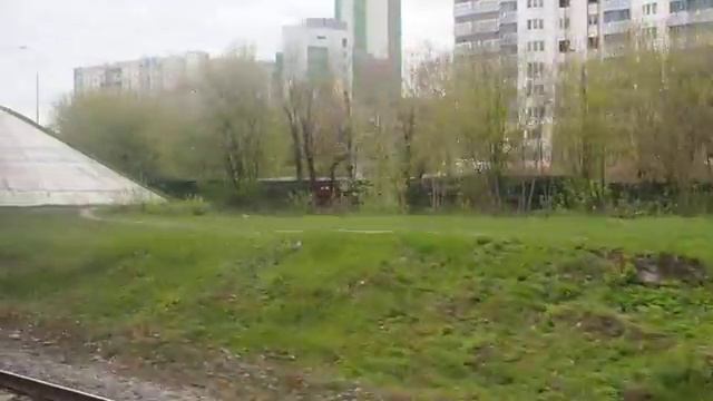 Train window view Moskva-Belorusskaya - Odincovo 2015 смотреть онлайн