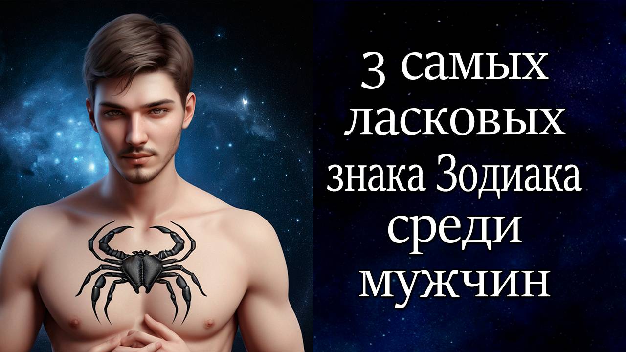 3 самых ласковых знака Зодиака среди мужчин смотреть онлайн
