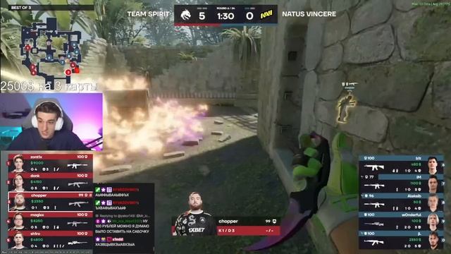ЭВЕЛОН и СИМПЛ смотрят: NAVI vs SPIRIT / Evelone Реакция МАЖОР НАВИ СПИРИТ PGL Major Copenhagen 202 смотреть онлайн