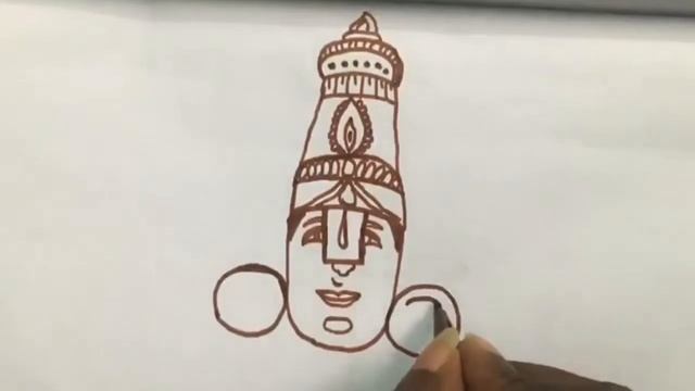 Lord Venkateswara Drawing | Srinivasa Govinda Songs | bhajans Songs | Perumal Devotional Songs смотреть онлайн