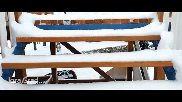 Видео обзор детской деревянной горки «IgraGrad Snow Fox, скат 18 м (мод. 2)»
