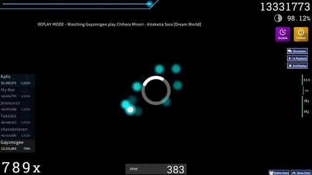 Gayzmcgee | Chihara Minori - Aitakatta Sora [Dream World] | HDDT FC 98.77% 497pp смотреть онлайн