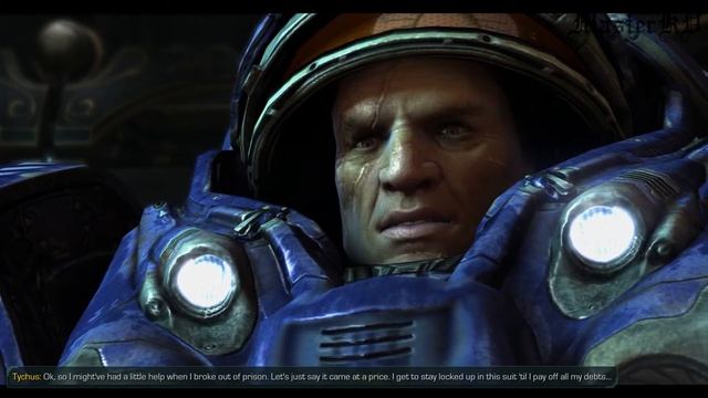 Starcraft II: Wings of Liberty - The Hyperion - After Zero Hour - All Dialogues смотреть онлайн