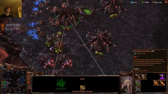 Starcraft 2 Multiplayer (Zerg) смотреть онлайн