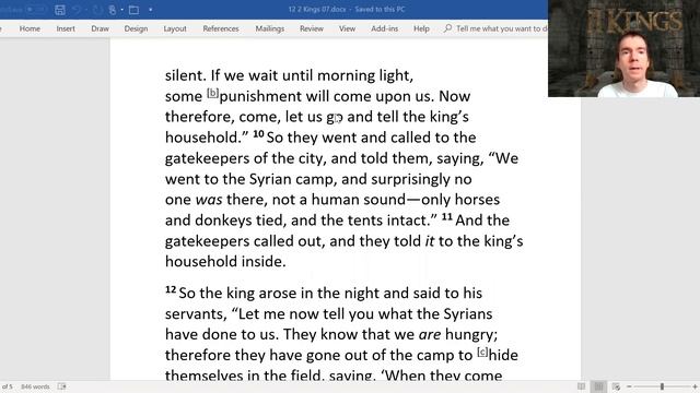 2 Kings Chapter 07 Elisha; Four Leprous Men at Gate of Samaria; The Syrians Flee; Officer Trampled смотреть онлайн