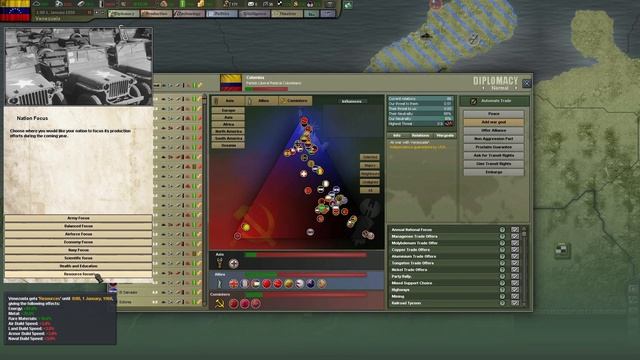 HEARTS OF IRON 3: BLACK ICE 10 - VENEZUELA - No Neutrality Command - Part 02 смотреть онлайн