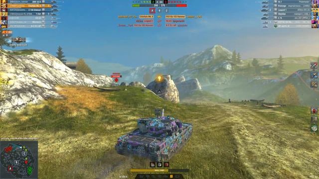 T95E6, Chieftain Mk. 6 & FV4202 • WoT Blitz Gameplay смотреть онлайн