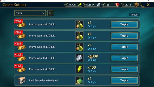 Promosyon Kodu Güncel Raid: Shadow Legends смотреть онлайн