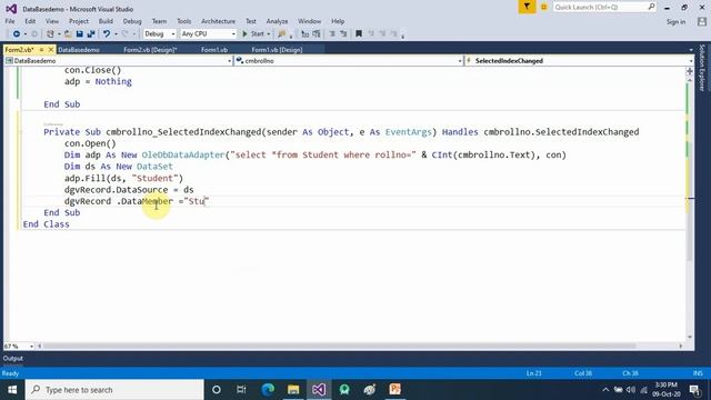 Bind ComboBox from Database using DataSet in Windows Forms using VB смотреть онлайн