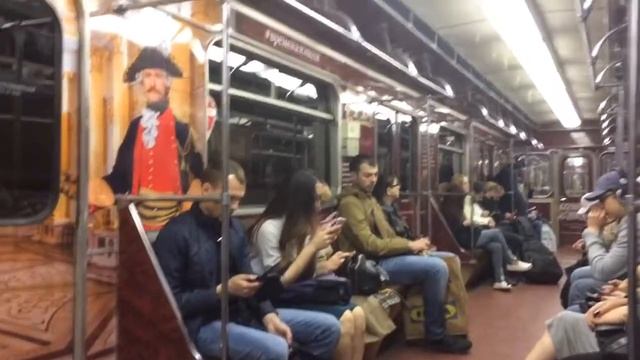 Метровагон 81-717 "Времена и эпохи" #8986 смотреть онлайн