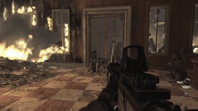 Прохождение Cod mw 2 #7 Хьюстон у нас проблемы! смотреть онлайн