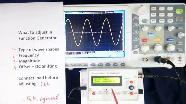 How to use a Function signal generator FG-100 DDS смотреть онлайн