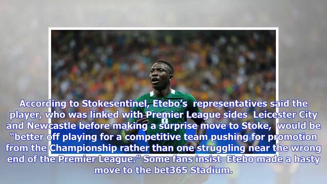 World Cup 2018: Etebo too good to play for our club – Stoke fans смотреть онлайн
