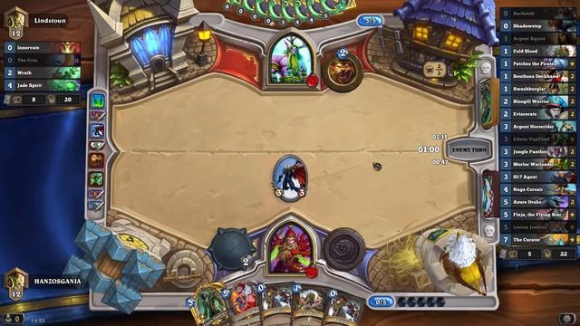 Murloc Pirate Rogue vs Midrange (Jade) Shaman, Jade Druid, Pirate Warrior - Hearthstone смотреть онлайн