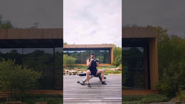 Сгибание рук с 1 гантелей