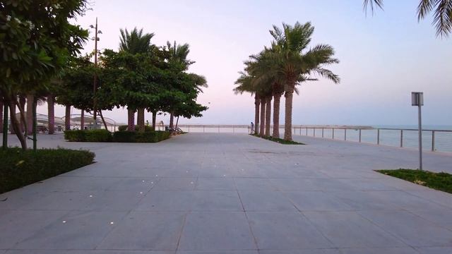 Qatar City Walk Lusail | Marina Promenade | Qatar Hdr 60fps | Qatar 4K Walks