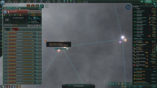 Stellaris - Dawn of the Grand Republic - Episode 25 - Fleet Work смотреть онлайн