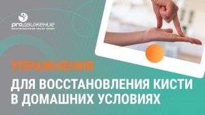 👨⚕️🤏  Упражнения для восстановления кисти в домашних условиях