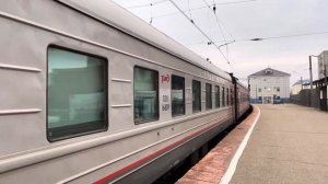 ЧС7-238. С поездом №015Я, сообщением: Архангельск - Москва. Прибывает на станцию Ярославль- Главный