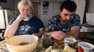 Мукбанг очень вкусные обед весело проводим время.