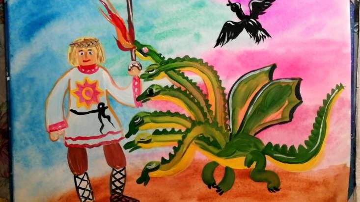 Как нарисовать сказку "Иван-Крестьянский сын и Чудо-Юдо". смотреть онлайн