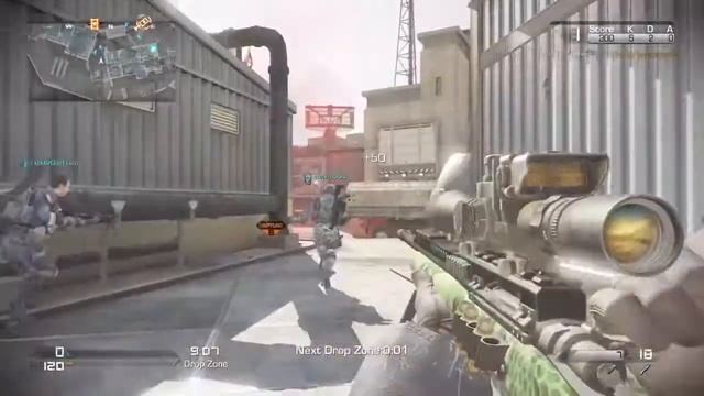sniping on ghost #1 (Call of Duty: Ghost Mutiplayer) смотреть онлайн