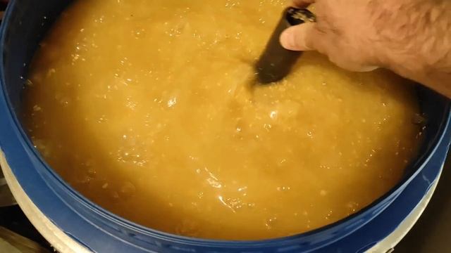 Горох кормовой на дрожжах кодзи ангел, сбраживание и первый перегон.