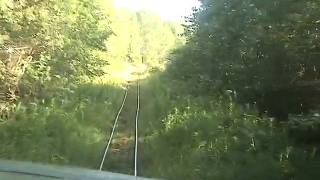 Поездка в кабине ТУ4-2723. Каринская УЖД