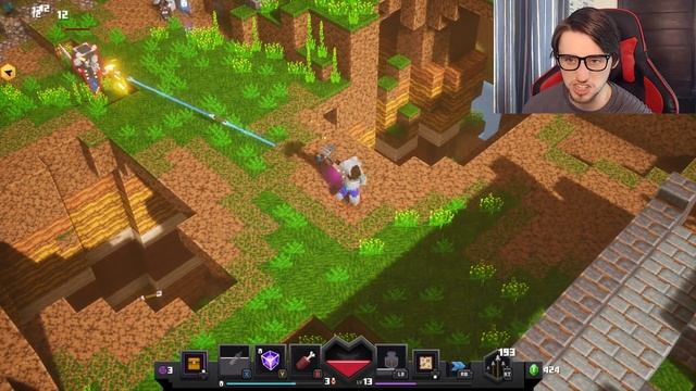 Minecraft Dungeons but the Corrupted Beacon is broken смотреть онлайн