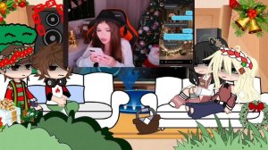 ✧•  ₊°⭑риакция га Антона как Елена Райтман "деревня санты" 2/3✧•  ₊°⭑